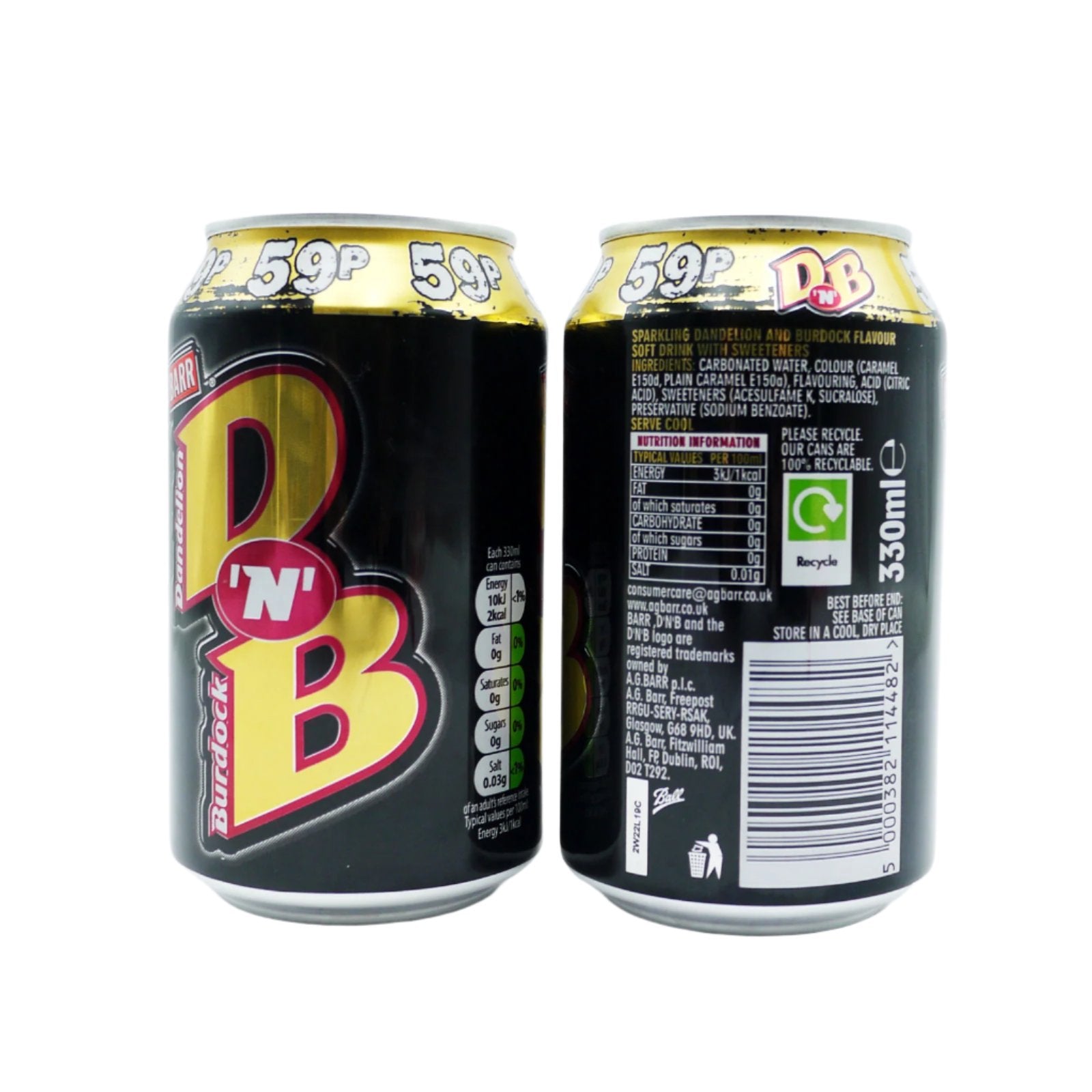 Barr Dandelion 'n' Burdock 330ml | High Quality Beverage Product Online - Product Image Barr Dandelion 'n' Burdock 330ml | High Quality Beverage Product Online - Product Image
